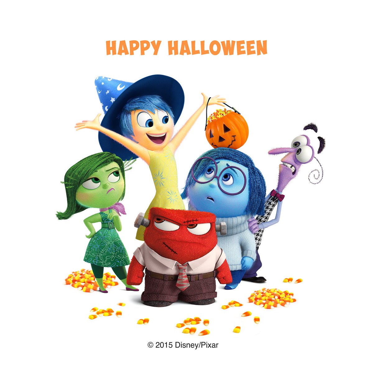 DisneyStudiosID's tweet photo. Happy Halloween from the team at Headquarters! #InsideOutID https://t.co/6s4gsINMKY