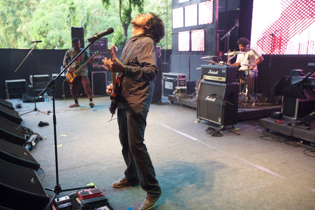 NH7's tweet photo. .@blekofficial, @skrattheband
& @CTeapot all belted out banging sets as #TheLightyearsExplode now rock the stage. https://t.co/w3ObKAsGVT