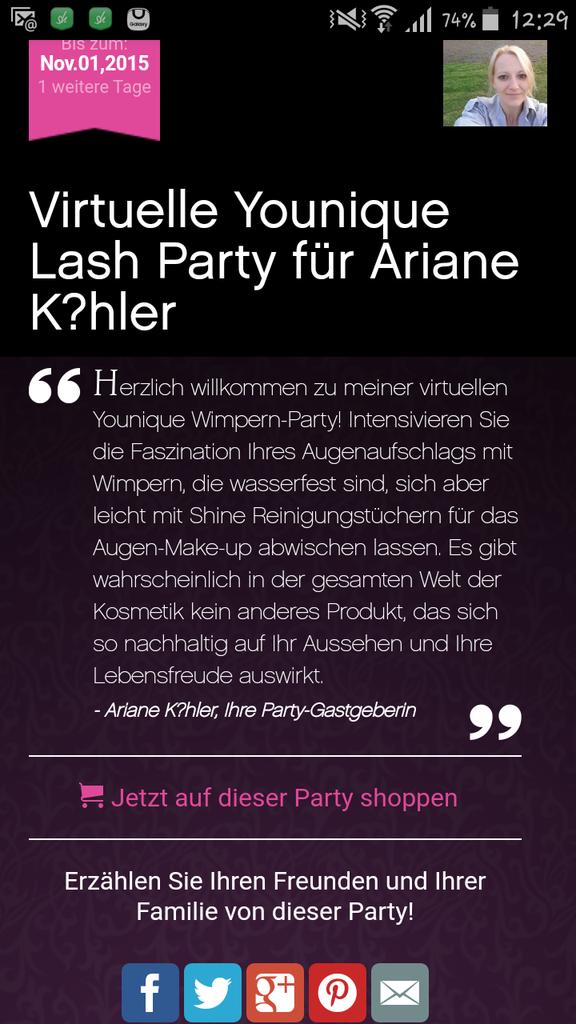 YouByAriane's tweet photo. Bis Morgen um 23:59 könnt ihr auf meiner virtuellen Younique - Party bestellen.Nur noch heute Incentive- Rise&amp;Shine https://t.co/RBEsfDZbDz