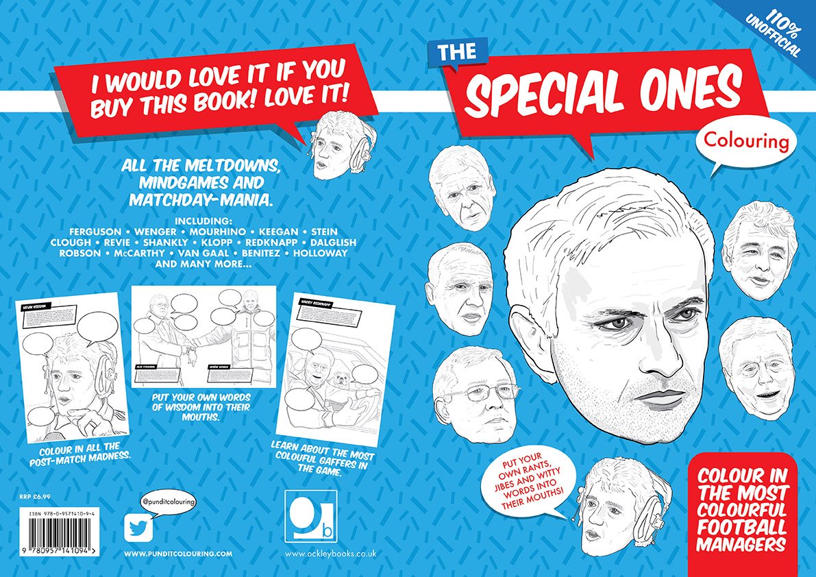 punditcolouring's tweet photo. Hi @12elfthMan - Here's a preview of 1 of our new books released in mid-Nov. Hopefully Jose doesn't get the sack! https://t.co/xpkK25kPn4