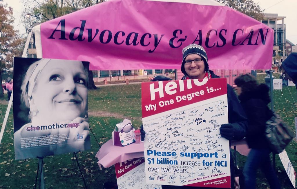 ACSCANIN's tweet photo. Rise &amp; shine, Indy! We're at @MSABCIndy asking for support for cancer research funding! #MakingStridesIndy https://t.co/L4vEmCSQGY