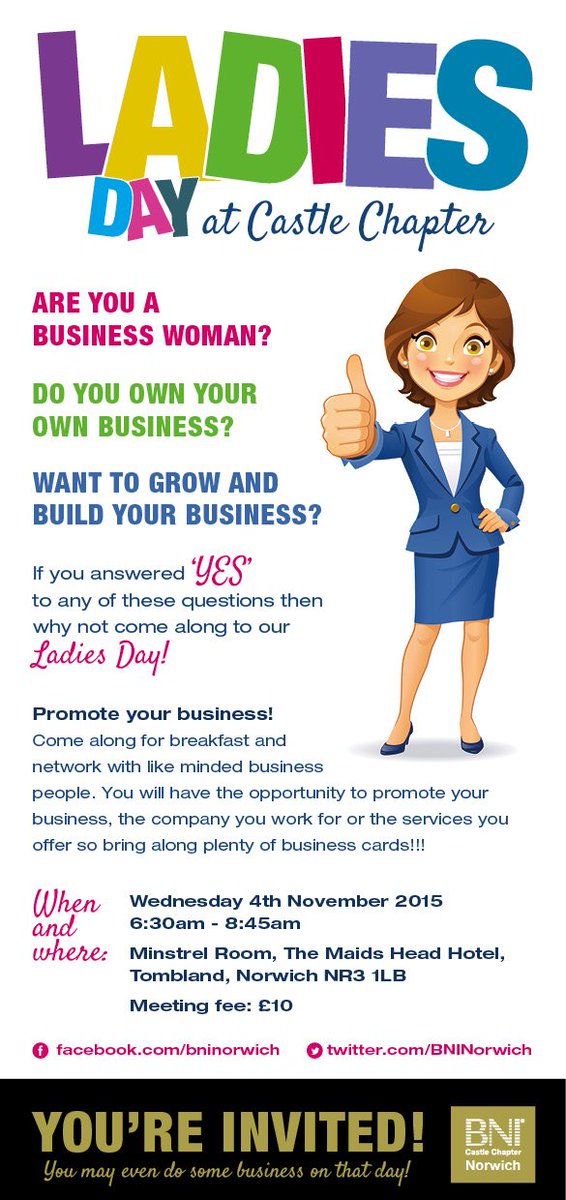 MdesignGraphics's tweet photo. LADIES YOU'RE INVITED!
We're having a Ladies Day @BNINorwich this Wednesday morning.
DM me to reserve your seat! https://t.co/w30TgZvvOG