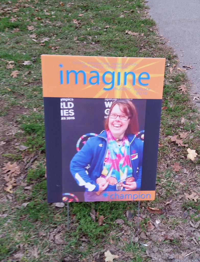 ndssbuddywalk's tweet photo. Check out these amazing "Imagine" posters on display at the @DownSyndromeTN #buddywalk! #Downsyndrome #celebrate https://t.co/fDOPvZRBK2