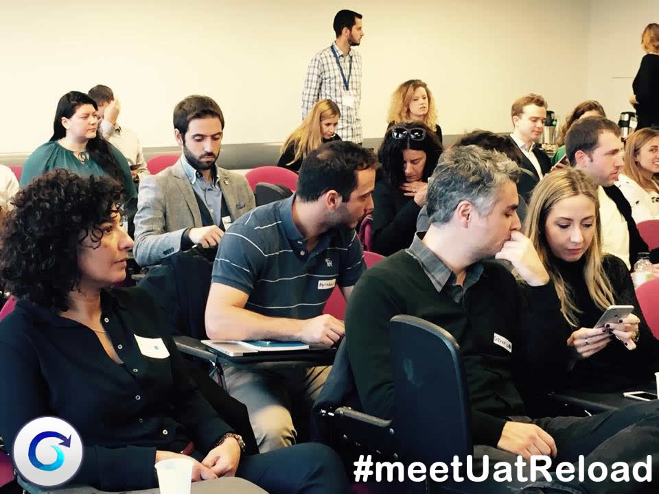 ReloadGreece's tweet photo. #MeetUatReload live updates: the room is almost full. #ReloadGreece #Startups #Greece https://t.co/9JdsiLg1F9