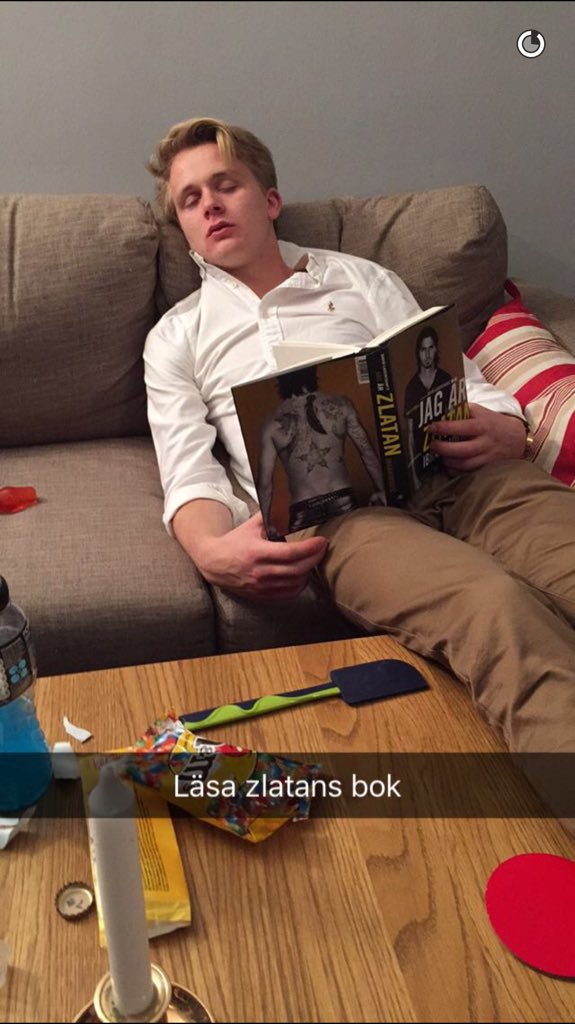 Kompis däckade igår