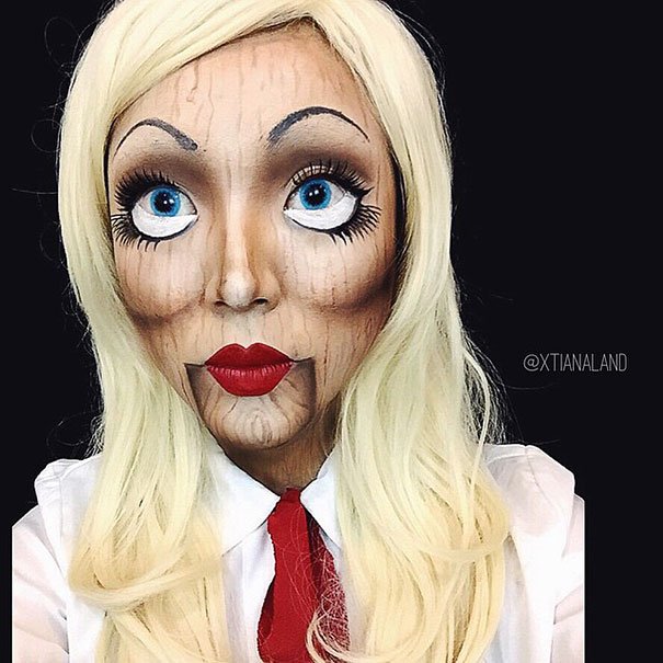 Is this creepy or is this creepy? #Halloween #makeup
Please post your most creepy image so far!! I'd love to see :)