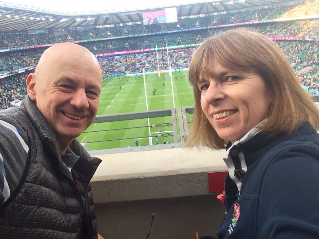 fatherstatto's tweet photo. An unbelievable ocassion to be at Twickenham today for #NZLvAUS with @missdiane59 https://t.co/ETEcwdWonr