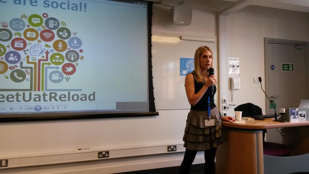 ReloadGreece's tweet photo. #meetUatReload is back! Effie updatig us on the @ReloadGreece news! https://t.co/08PgiUUoDS