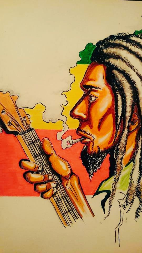 Twitter पर 清水寛明 ボブ マーリー風 なんとなく再up ボブマーリー ジャマイカ Jamaica Bobmarley 絵 イラスト Illustration T Co Ktun2gapak