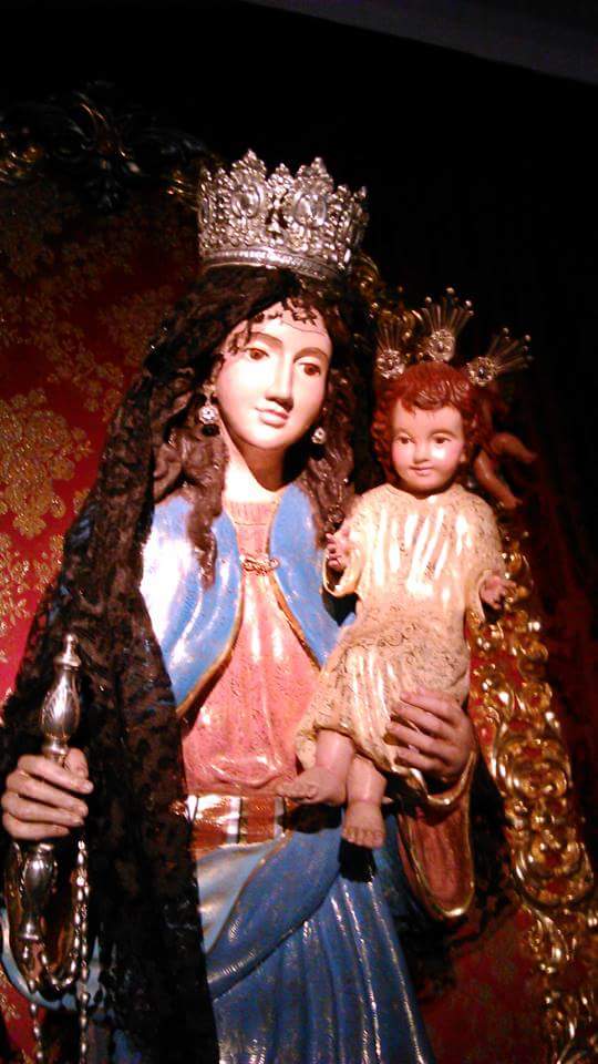 María Auxiliadora de #SanFernando con mantilla negra
📷 <a href="/APMASanFernando/">AP María Auxiliadora</a>