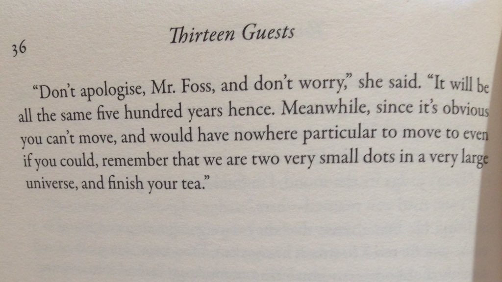 bookshopblogger's tweet photo. I reckon I'm going to like reading #ThirteenGuests https://t.co/o5IaMMeWUa