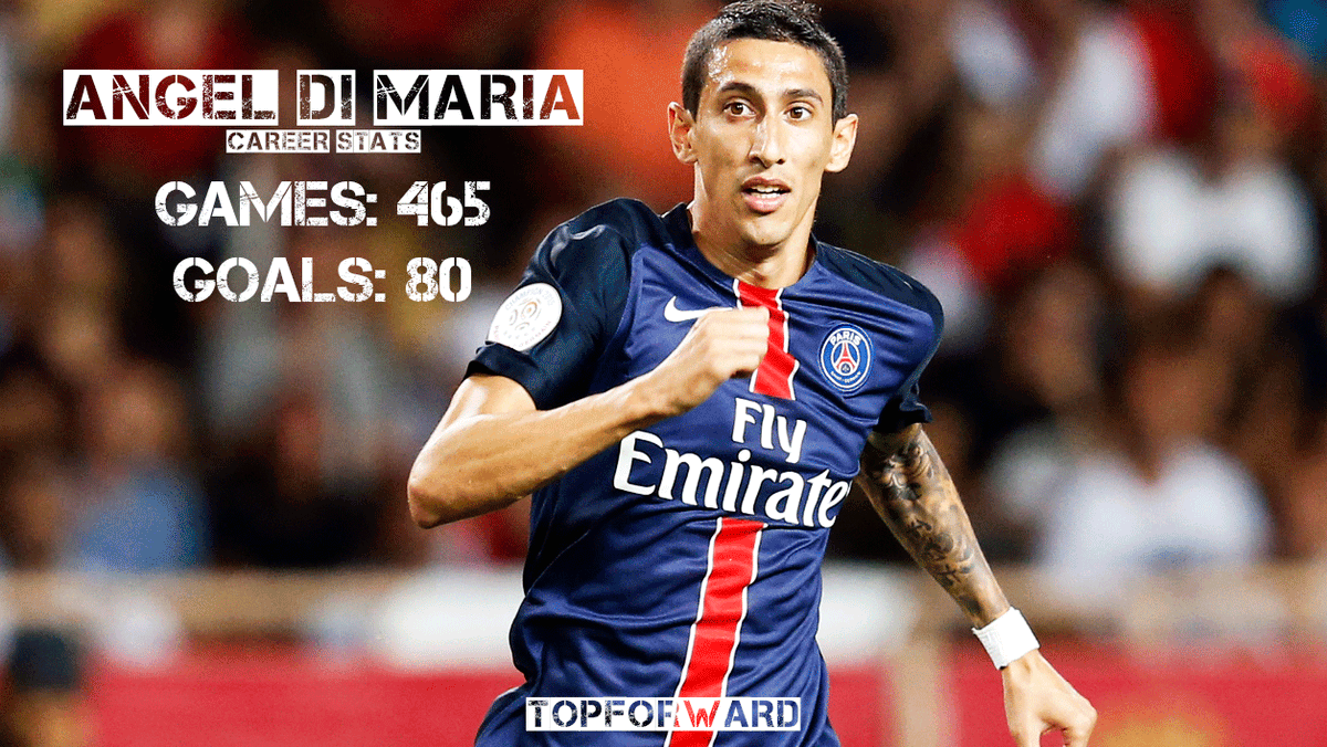 TheTopforward's tweet image. Yesterday, #DiMaria scored his 80th senior carreer goal