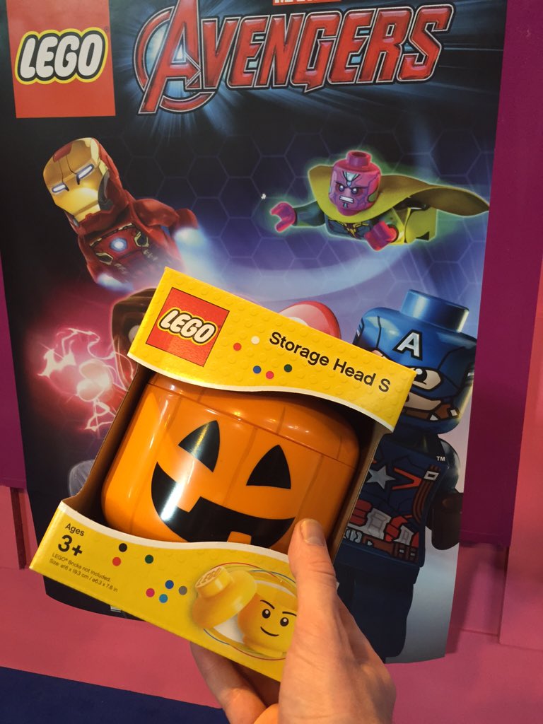 lego pumpkin storage head