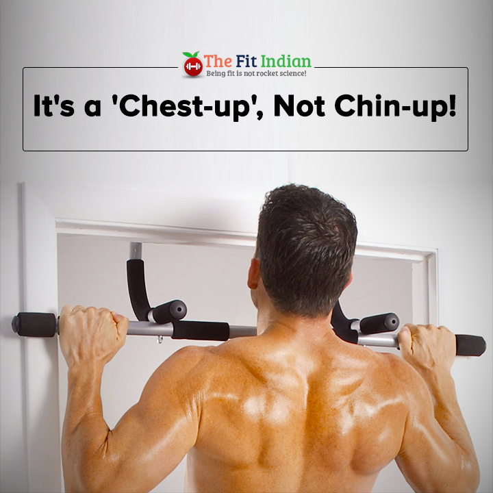 TheFitIndian's tweet photo. A #perfectpullup is a clear #chestup and not just a #feeblechinup. https://t.co/gIqiItAvBu