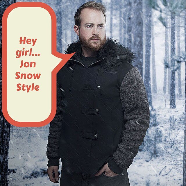 RadGuyCom's tweet image. Jon Snow fur lined coat. But not a real fur coat that's cruel. #jonsnow #GoT #gameofthrone… ift.tt/1Of28zi