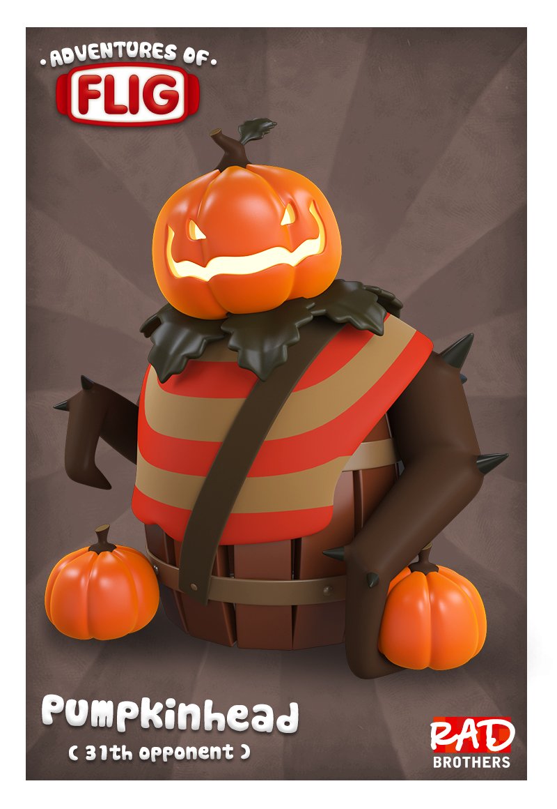 FligAdventures's tweet photo. Pumpkinhead is waiting for you in Adventures of Flig! #HappyHalloween #Halloween #halloween2015 #indie #gamedev https://t.co/3gw8ZOx1EO