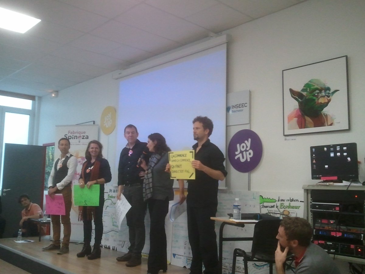 #UBAT : séance d'intelligence collective des passeurs du #bonheur <a href="/FabriqueSpinoza/">Fabrique Spinoza</a> <a href="/3ph/">jimmi</a> #partage #contribution #joie