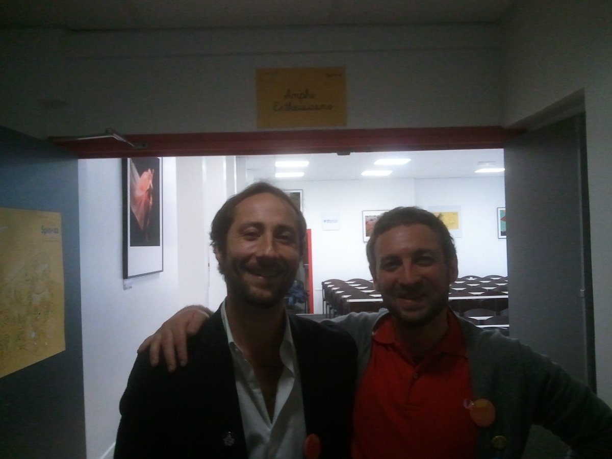 #UBAT2015 avec Alexandre Jost et David Lerebours <a href="/FabriqueSpinoza/">Fabrique Spinoza</a> #Passeurs du #Bonheur au #Travail #Rêve #Réalisé