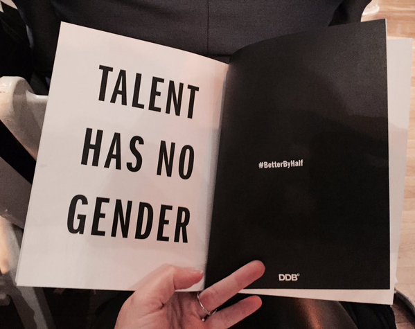 jeanbatthany's tweet photo. How about a #betterbyhalf take on 2016 call for entries campaign @ChicagoAdFed #CAFAAA @LaunchPadDDBChi #ad #interns https://t.co/N1Q57UtklZ