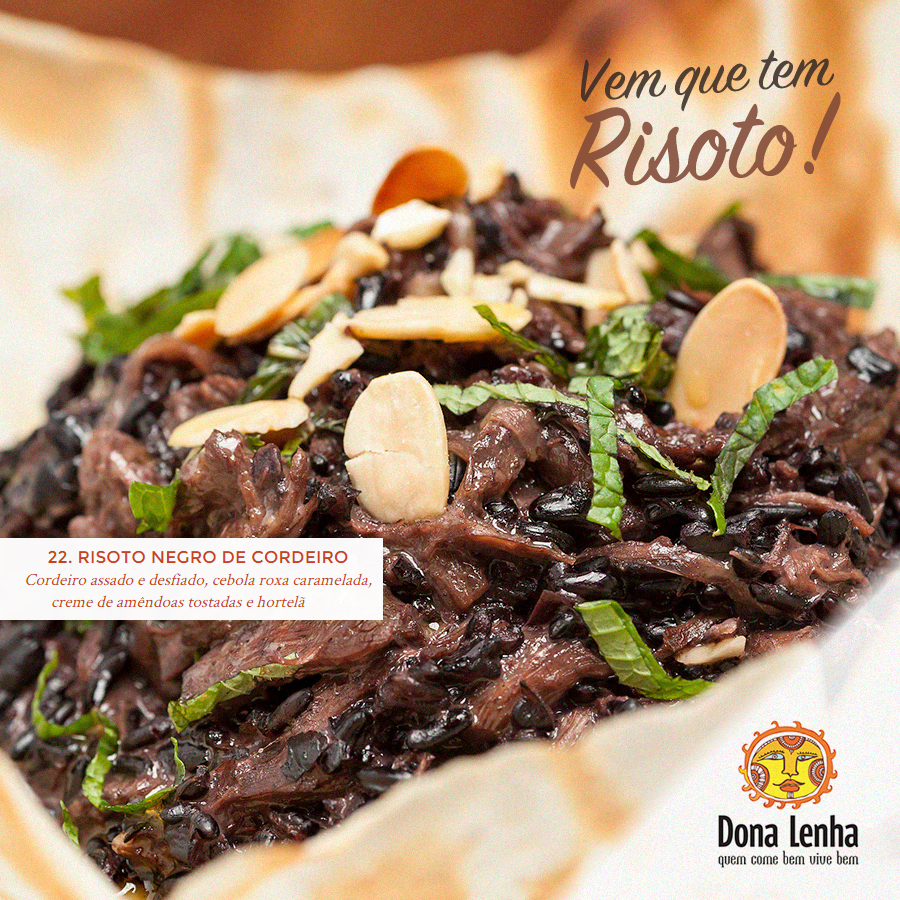 DonaLenha's tweet photo. No #almoço de #hoje, aposte num #risoto pra chamar de seu. 🔥 Venha pro #DonaLenha! 😉 #comerbem #viverbem #BSB https://t.co/KHSVNt9Hen