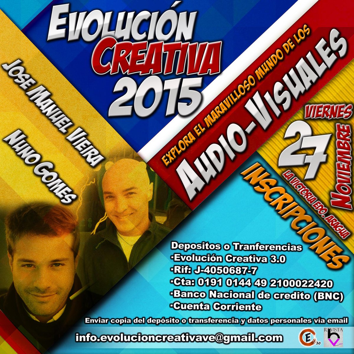 Evolucion_C's tweet photo. Reserva tu inscripción a través del 04261356844 https://t.co/kuVxdxyn1x