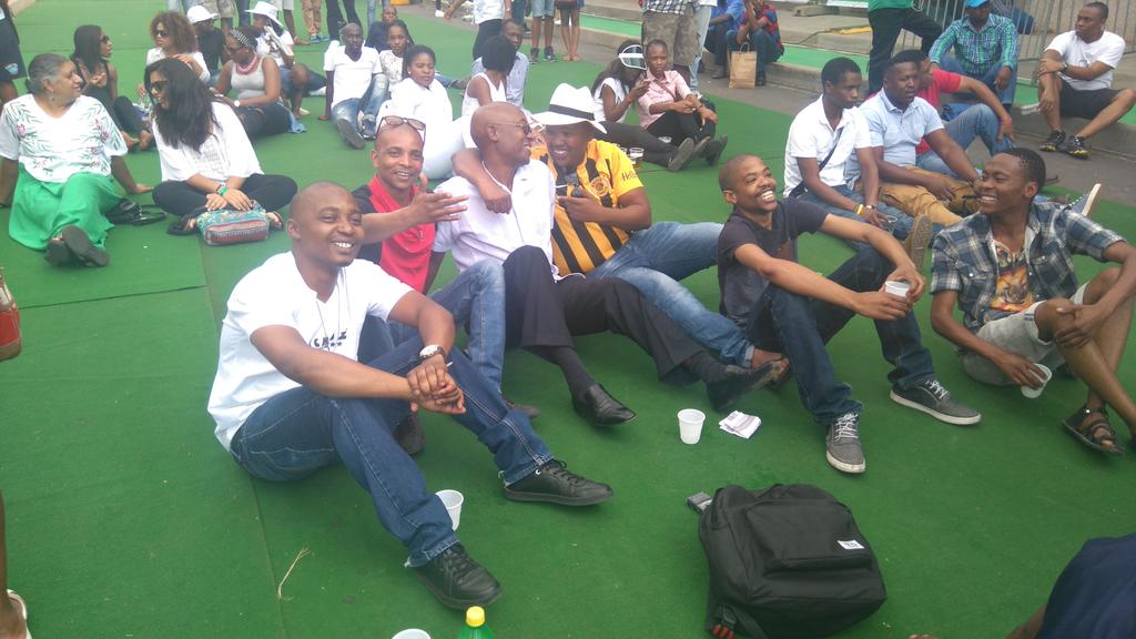 jhbecomobility's tweet photo. Mayor Parks Tau, enjoying the game with Joburgers @ParksTauCOJ #joburgecomobility @CityofJoburgZA https://t.co/wdD9plVHxy