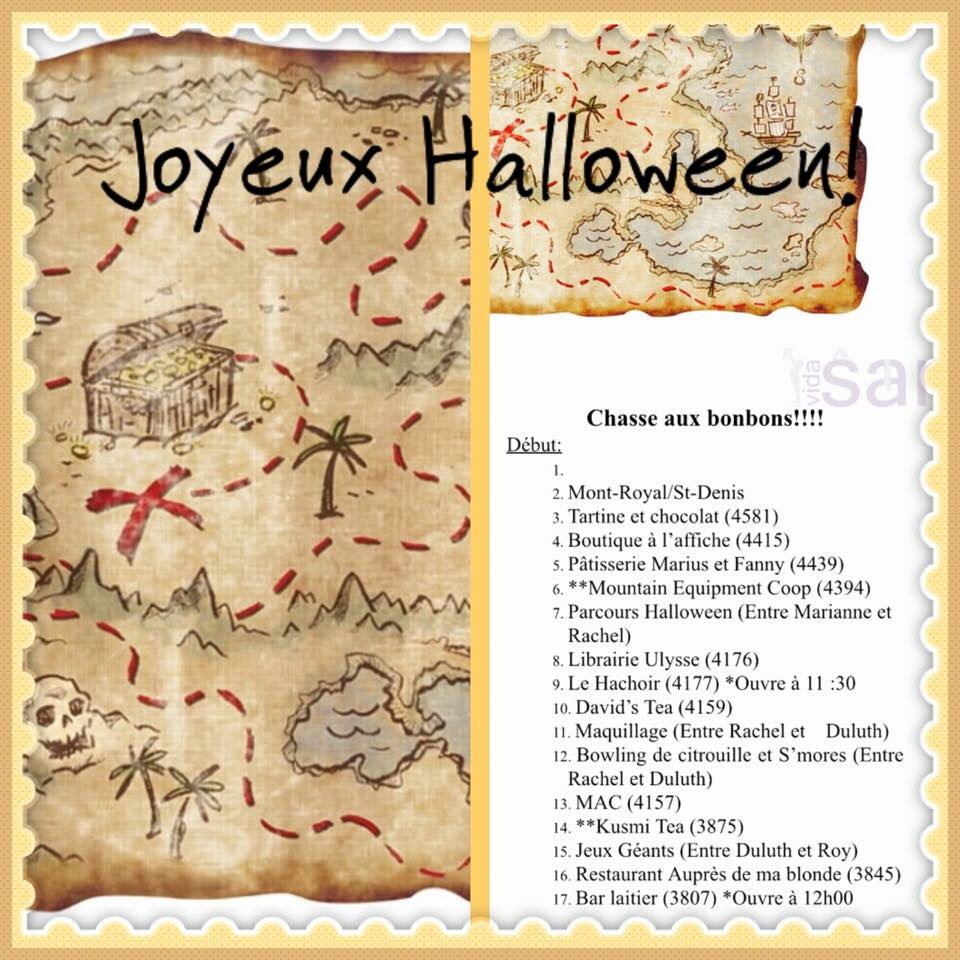 GT_Rouge's tweet photo. L'Halloween commence de bonne heure sur @LaRueSaintDenis! La course aux trésors/chasse aux bonbons est prête !! https://t.co/B83E1HFJRh