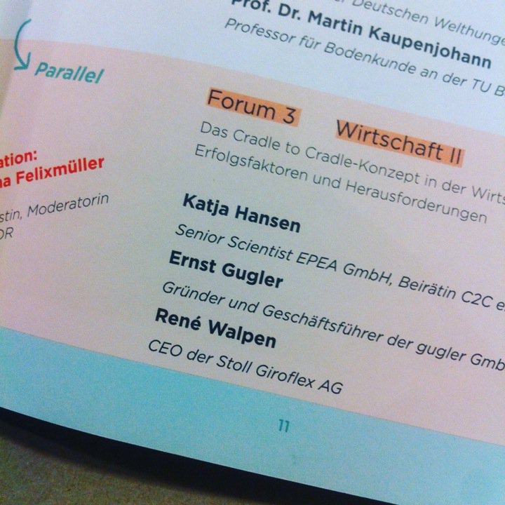C2C_NGO's tweet photo. "Grundsätzlich denken Menschen zu viel und tun zu wenig" – wissen was zu tun ist #wirtschaft #c2cdenkschule #C2CK15 https://t.co/RdX1kU90hO