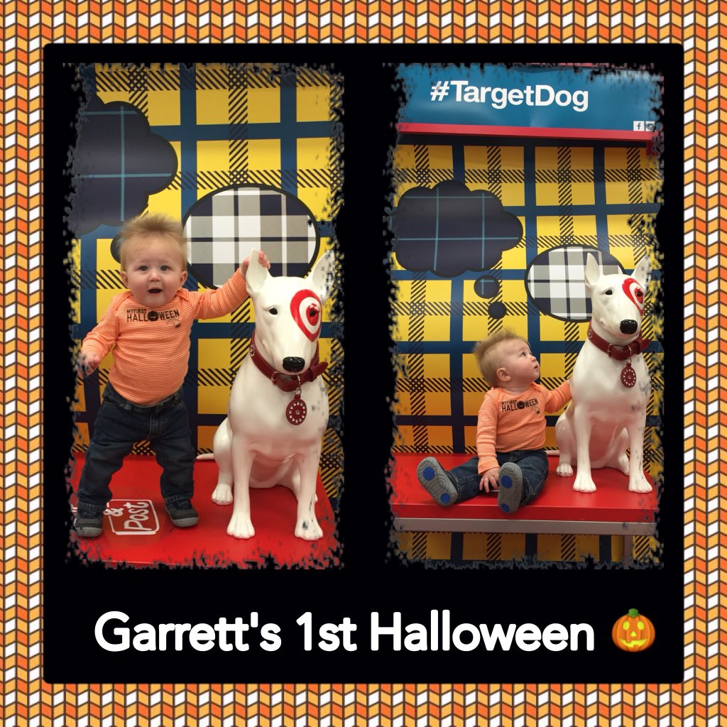 #Garretts1st #HappyHalloween #TargetDog