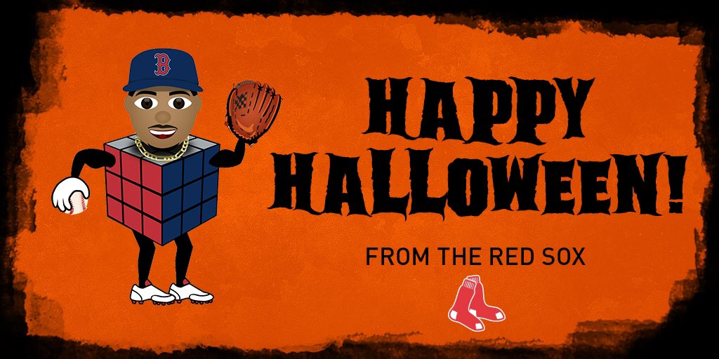 RedSox's tweet image. Wishing all of #RedSoxNation a safe and happy Halloween!