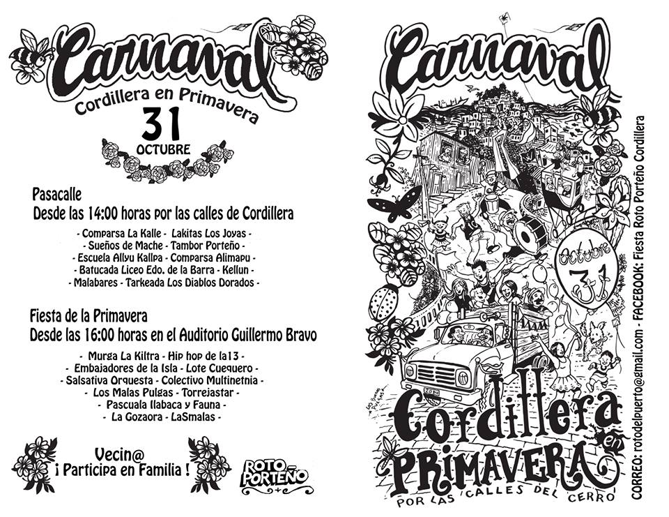HOY Carnaval en Cerro Cordillera! Todos invitados! #FiestadelaPrimavera #Valpo #Valparaíso <a href="/valparaiso/">La Historia de Valparaíso</a>