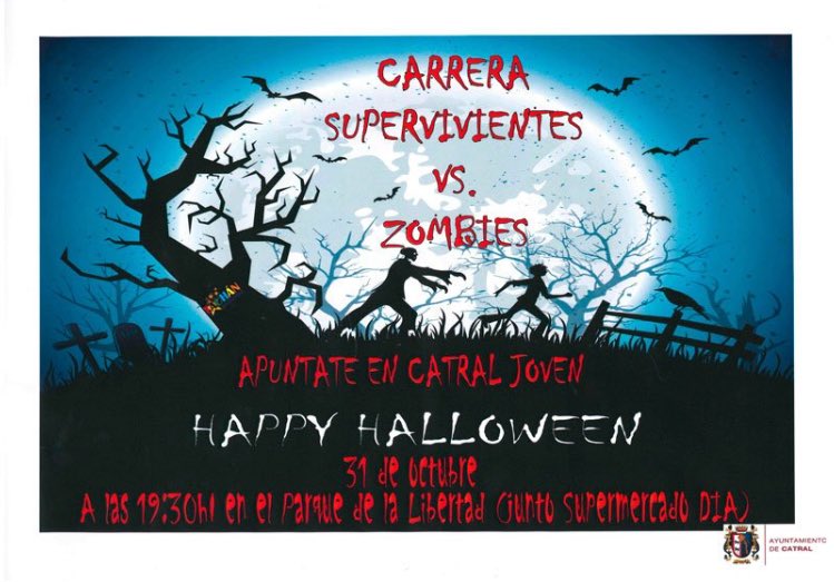 ApcCatral's tweet photo. Disfruta de halloween en #catral Hoy, a partir de las 19:30 h, empieza una noche terrorífica #disfrutadecatral https://t.co/WnUUosLulc