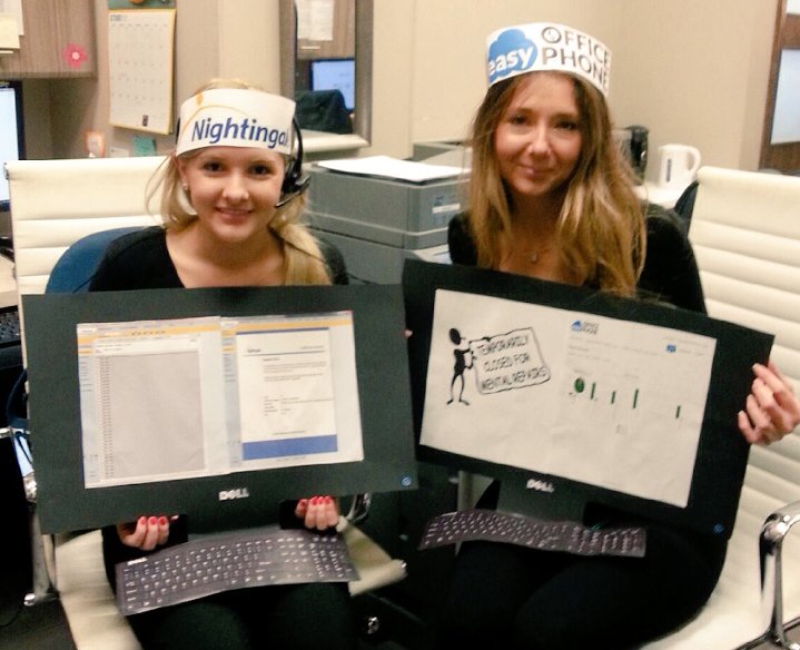 drduncombeMD's tweet photo. #HappyHalloween 🎃 Best costumes @OakMedFHT #emr #errorreport #nightingale So thankful for our awesome staff! 👻 https://t.co/Zr7dkf5VLQ