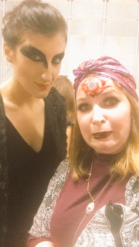 collectiveARTEA's tweet photo. #VevoHalloween having a ball! #VEVO #Halloween 🎃 https://t.co/eoipvAJGWs