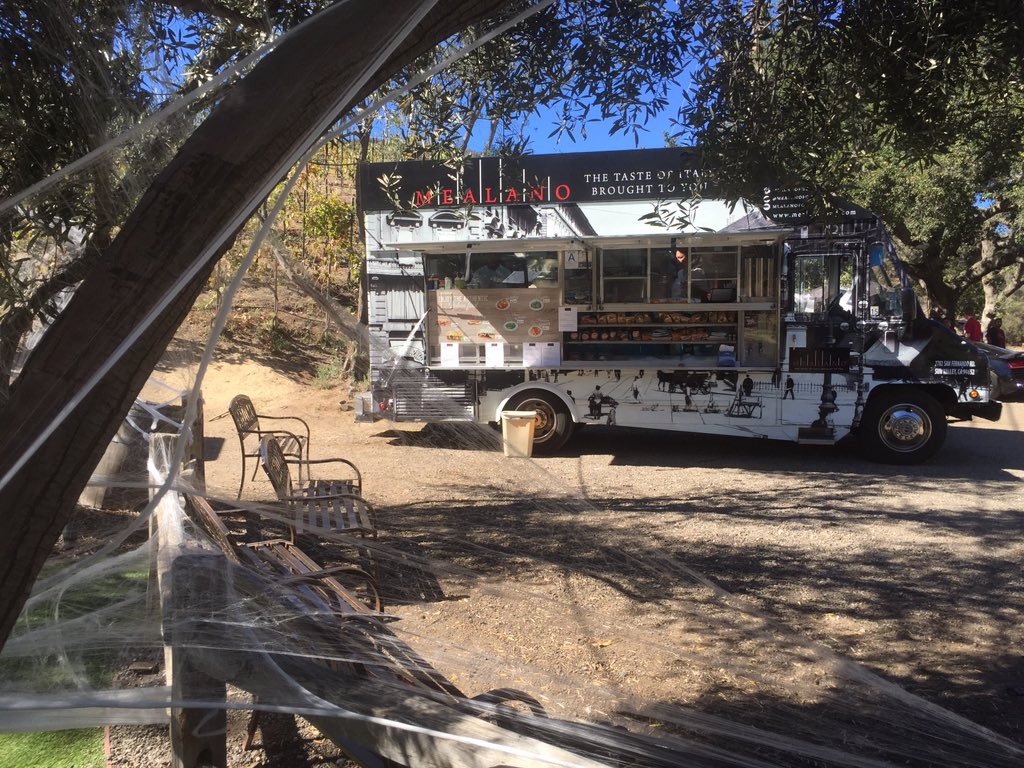 Halloween's weekend in Malibu Family Wines with MealanoFood