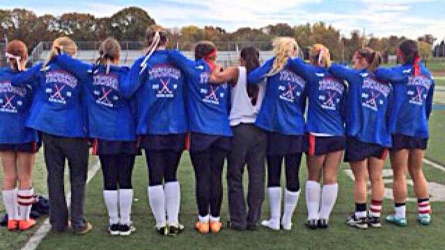 TwpFieldHockey's tweet photo. Congrats to our Seniors for a Super Spooktacular Sad Senior Saturday!! 10 amazing ladies that we'll never forget❤️💙 https://t.co/Ni8lrv0q2T