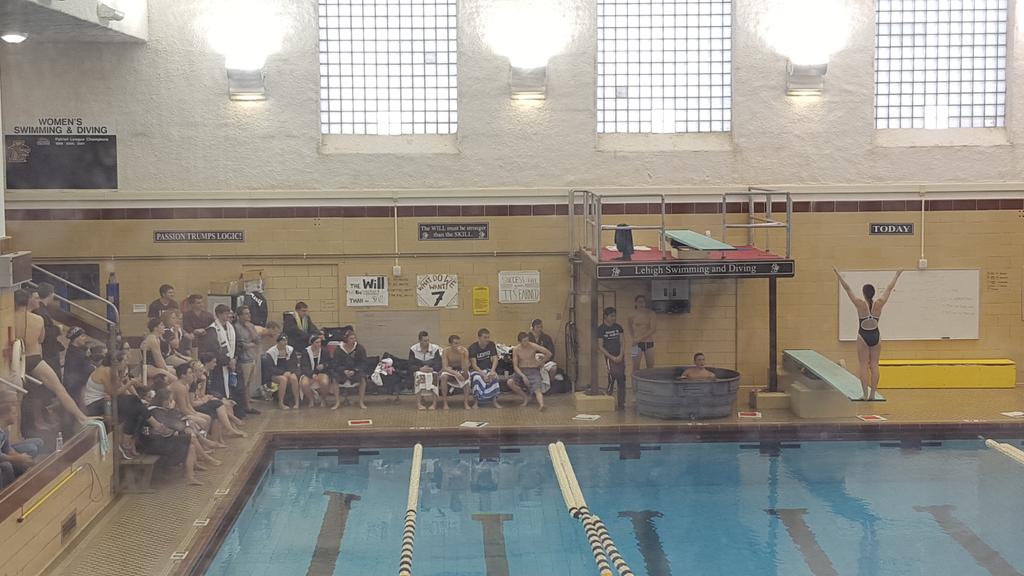 LehighSwimDive's tweet photo. Cheering on Meg Schappert as she adds a new event to her list! #LUSD #LETSGOMEG https://t.co/9KDN4keiA0