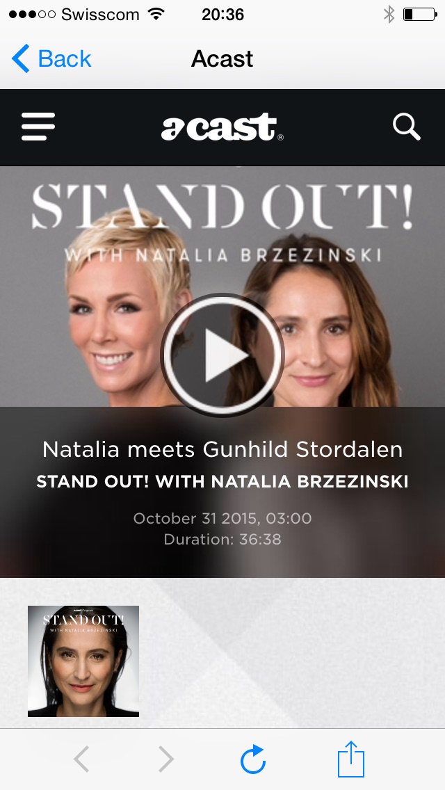 HeVe's tweet photo. Finally out with two impressive women https://t.co/GDhByReK18
#standoutpodcast 
@NatalBrz
@acast
@dagensindustri https://t.co/QnHfnNyxCB
