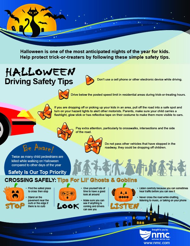 WalserMazda's tweet photo. Follow these safety tips to keep everyone safe tonight! Happy Halloween! https://t.co/KXM3zcDRe7