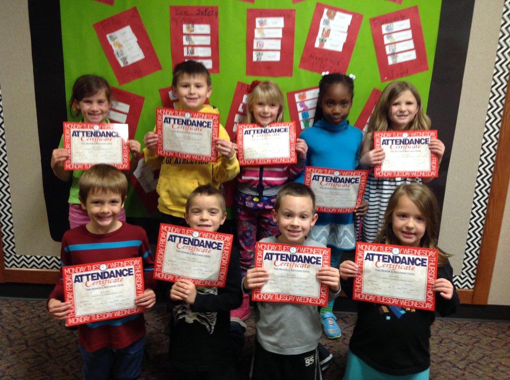 SBaitz's tweet photo. Room 3 perfect attendance award winners! Great job! https://t.co/R76PclwN2A
