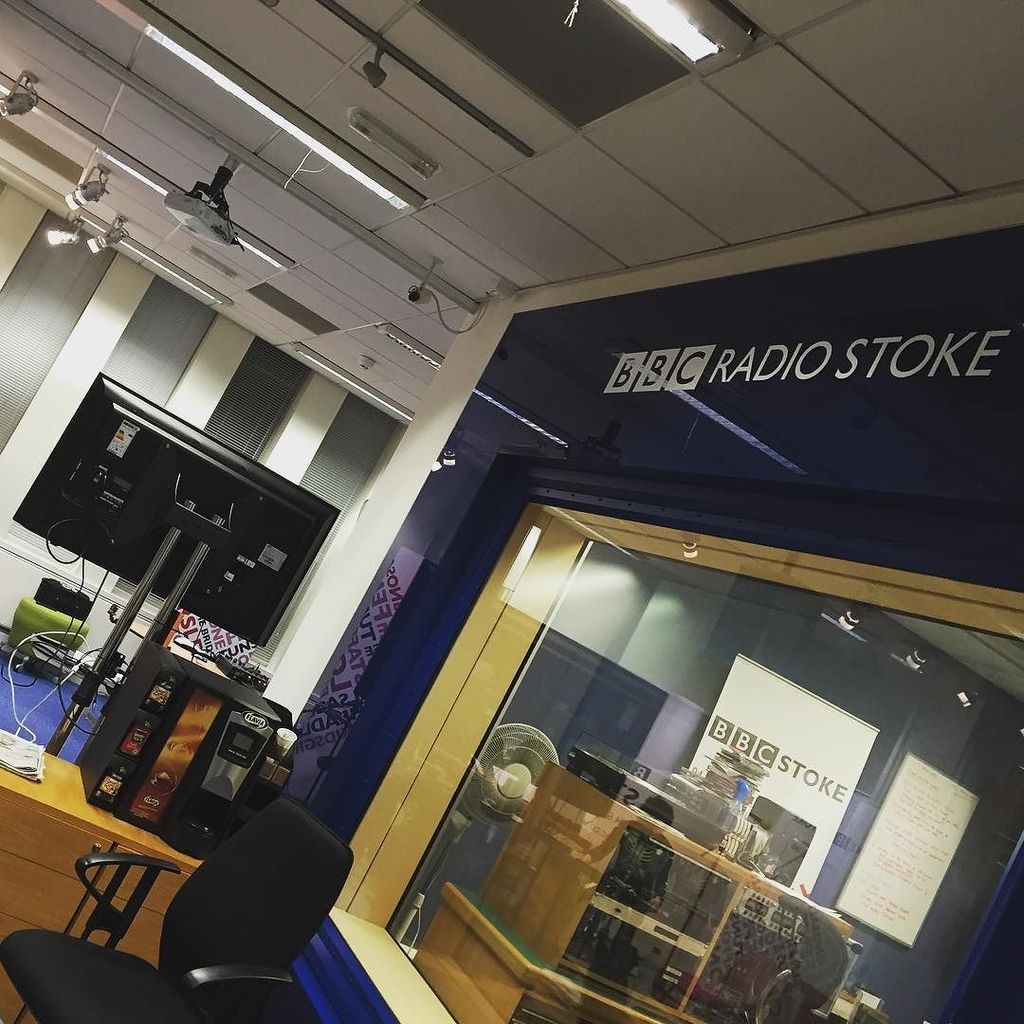 AlterEdenUK's tweet photo. So we've arrived at @bbcintrostoke - tune in on 94.6fm or on iPlayer. The shows starting i… https://t.co/asR1As8kRJ https://t.co/4gSxIpOi6N