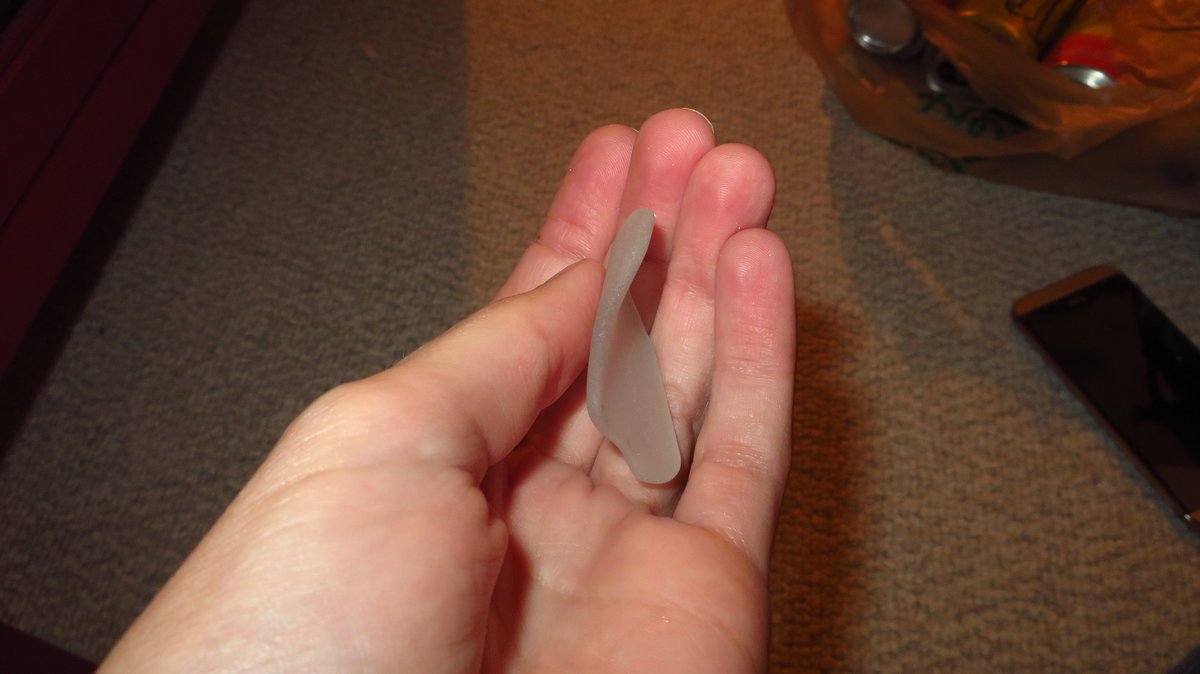 A hunk of sea glass I found on Flagler Beach! #LoveFL #FlaglerBeach