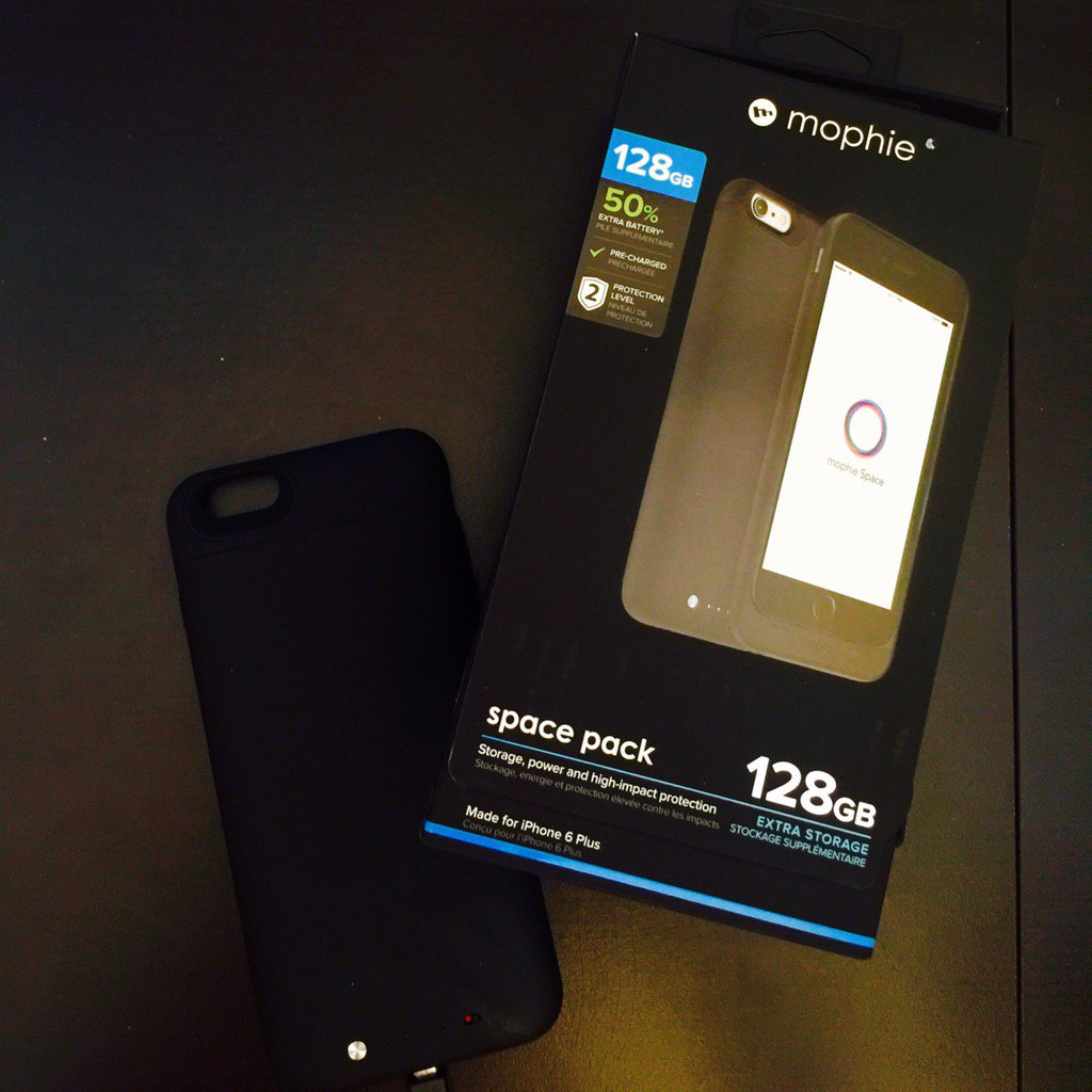 tatianaplatt's tweet image. Got my @mophie #spacepack just in time for #Halloween! #morejuice #morespace #lifesaver #iPhone6plus