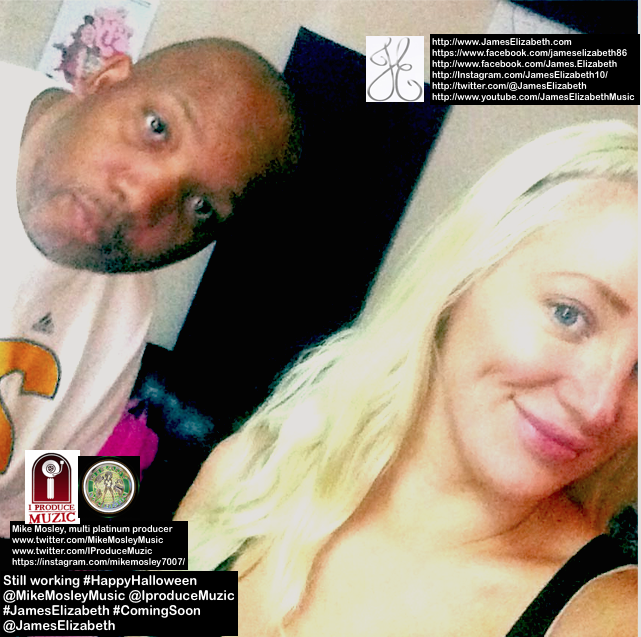 JamesElizabeth's tweet photo. Still working #Studio #HappyHalloween @MikeMosleyMusic @IProduceMuzic #JamesElizabeth #ComingSoon @JamesElizabeth https://t.co/uj7wGy2Lxg