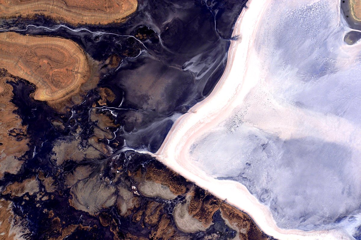 StationCDRKelly's tweet photo. #Halloween #EarthArt Ghostly and dark but beautiful too. #YearInSpace https://t.co/uaHGt9jk6g