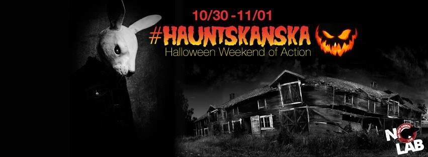 nycadl_'s tweet photo. We have a few tricks up our sleeves! 👻 #hauntskanska #NoNewAnimalLab #nycadl #halloween2015 https://t.co/EC6TAooCke