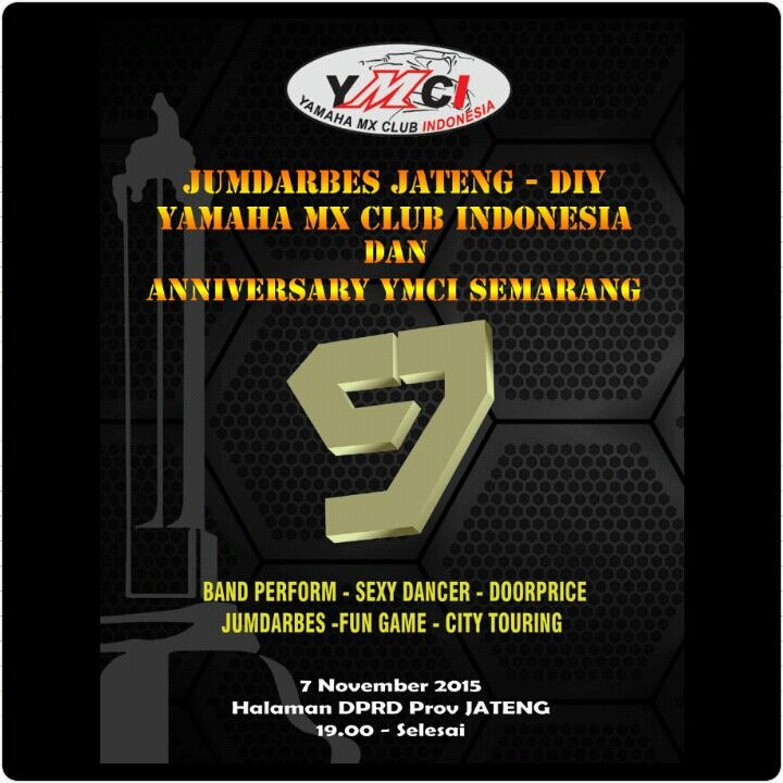 kopdar Bareng Yamaha Mx Club Indonesia &amp; Anniversary YMCI Semarang. Halaman DPRD Prov Jateng 7 November 2015