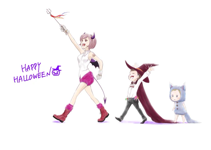 間に合わなかったけれどハッピーハロウィン～! 