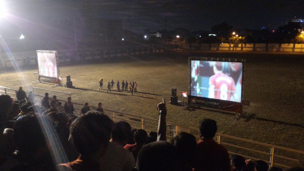 suasana nobar tadi