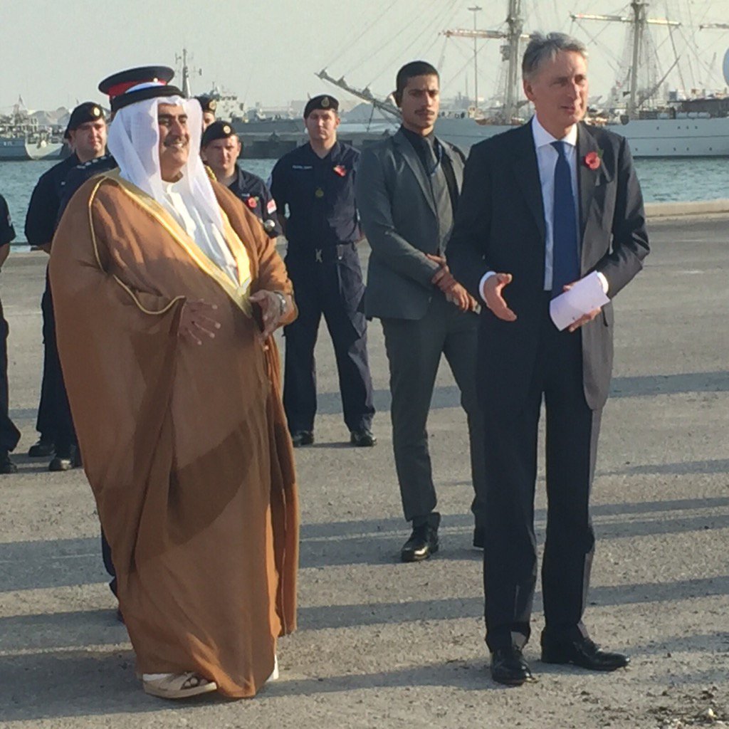 توقيع اتفاقية للتعاون العسكري بين البحرين وبريطانيا CSqGWRnUAAEU8xa